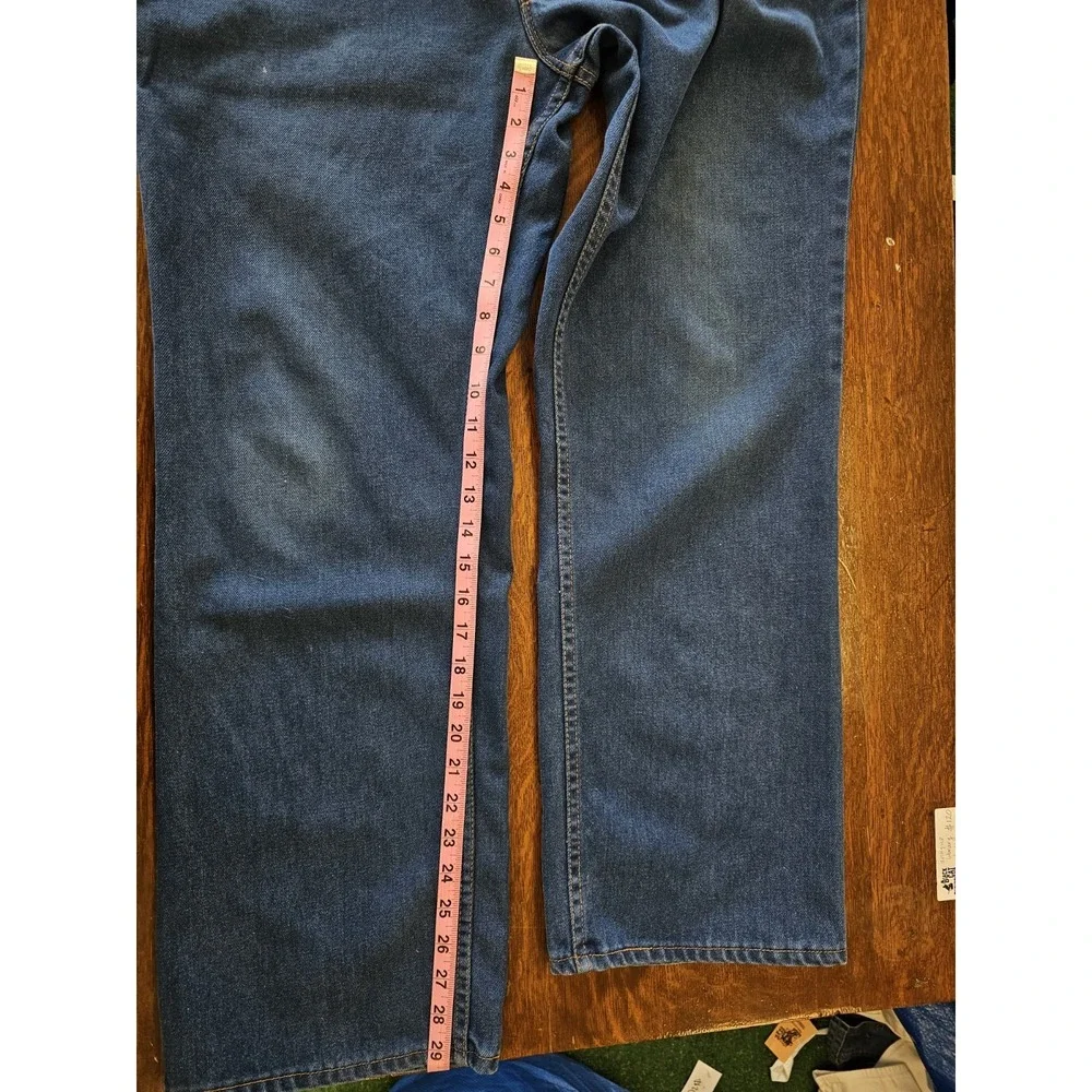 VINTAGE Levi's Jeans Mens 42 X 30 Blue 547 Orange Tab Skosh Comfort Room 80s USA